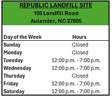 Republic Landfill Site